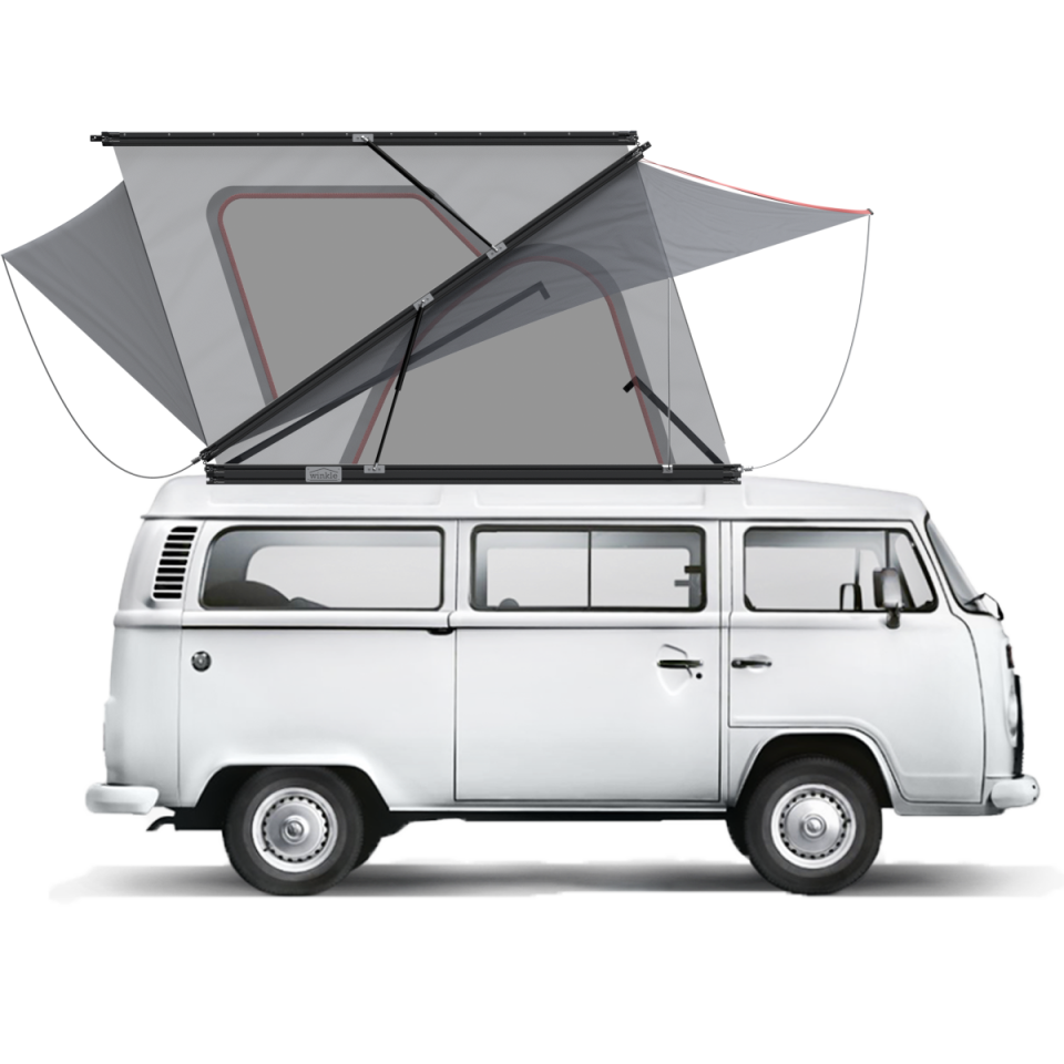 Z Type Rooftop Tent With Access Hatch